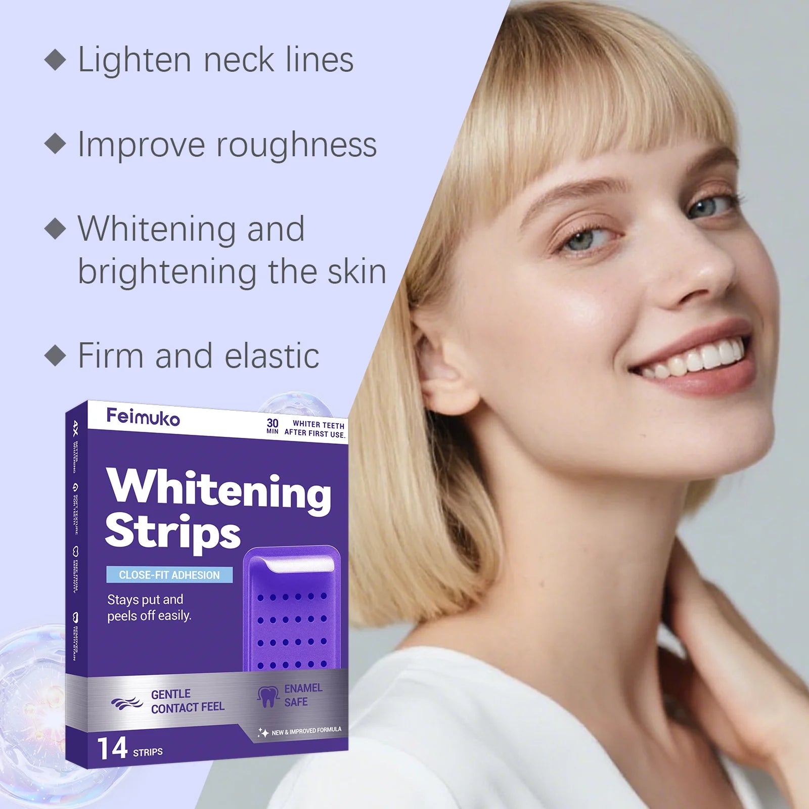 Purple Teeth Whitening Strips - 14 Day Supply