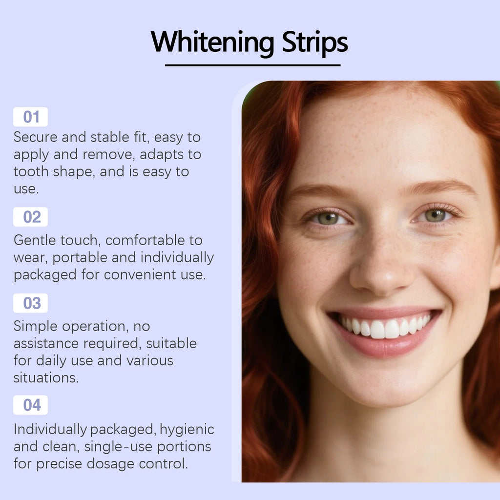 Purple Teeth Whitening Strips - 14 Day Supply